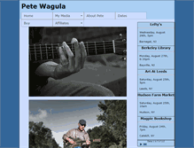 Tablet Screenshot of petewagula.com